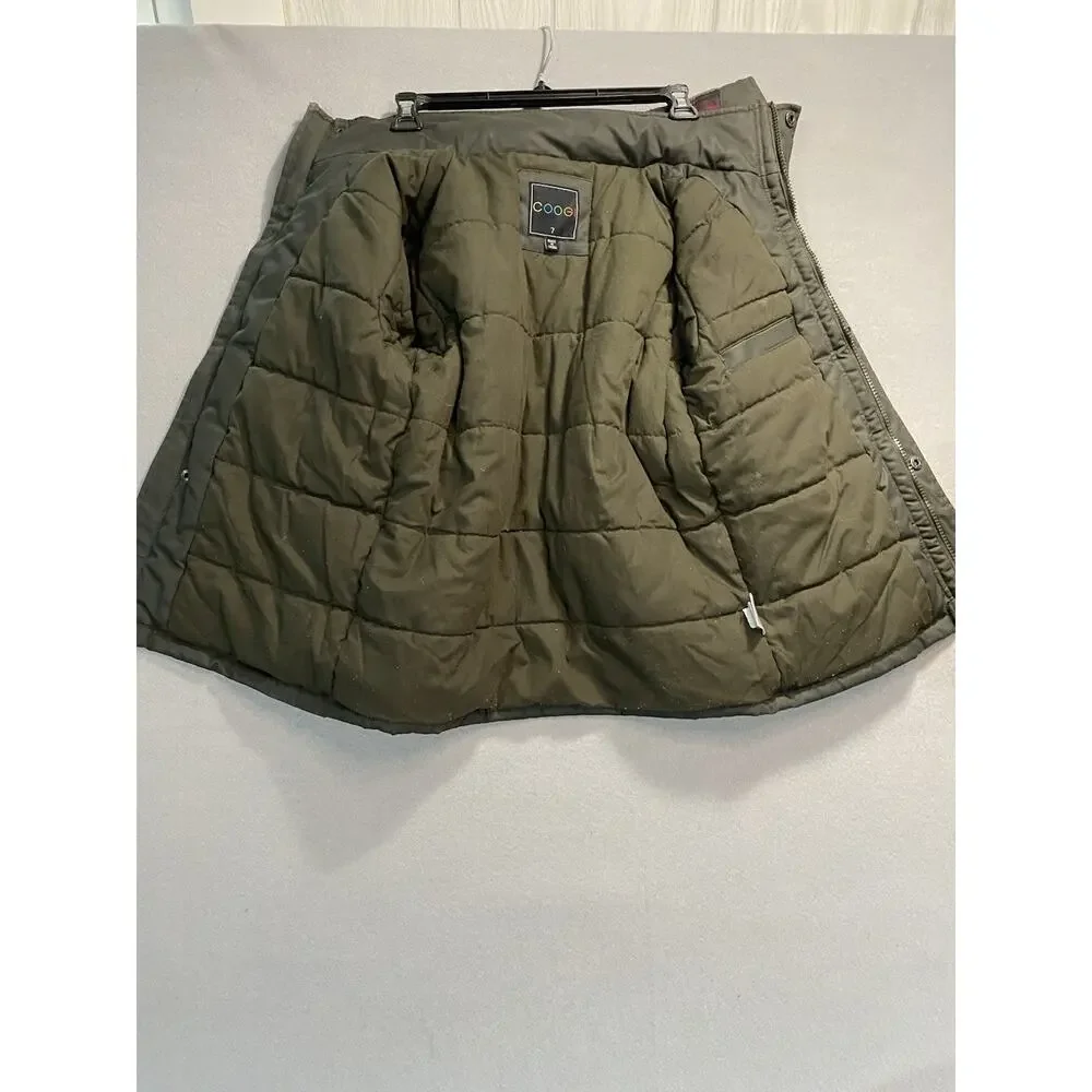 Coogi Jacket Youth Size 7 Green, Logo, Full Zip, Hooded